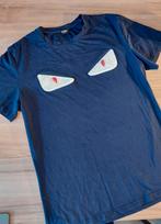 Fendi T-shirt donker blauw, Kleding | Heren, T-shirts, Ophalen of Verzenden, Zo goed als nieuw, Blauw, Fendi