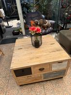 Salontafel Mango Hout met Opbergruimte, Huis en Inrichting, Ophalen, Gebruikt, 100 tot 150 cm, 75 tot 100 cm