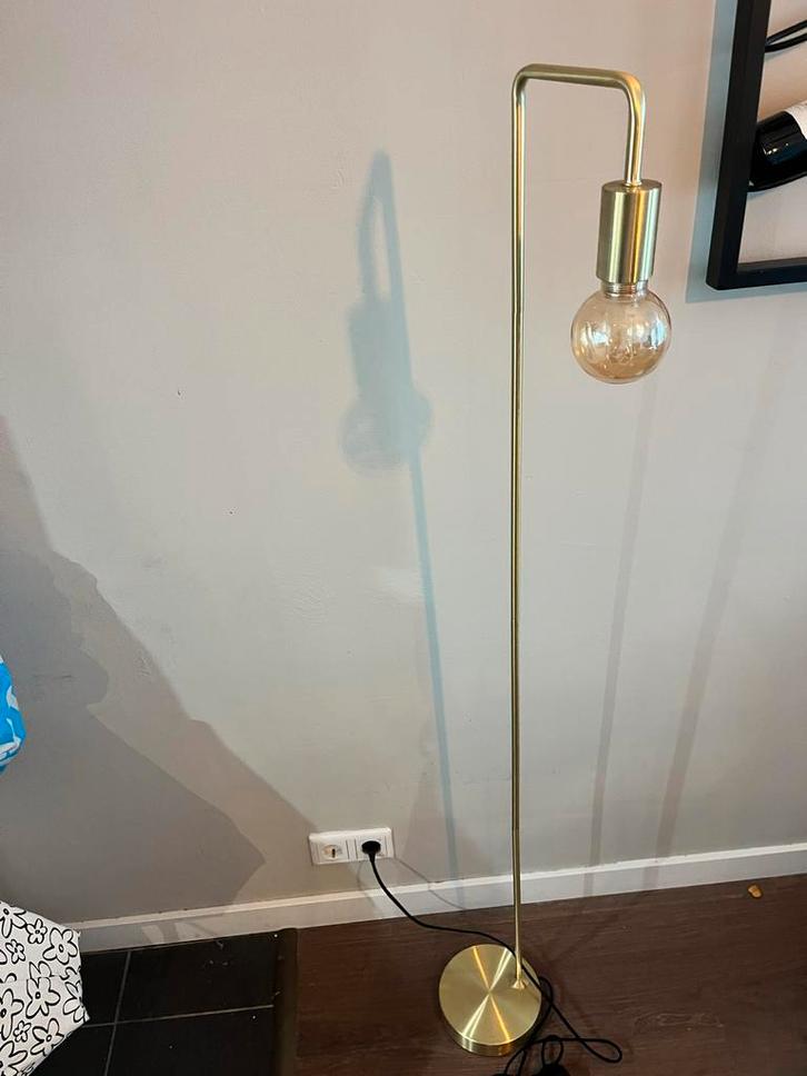 Stijlvolle Staande Lamp van Leen bakker hoogte 145, Huis en Inrichting, Lampen | Vloerlampen, Zo goed als nieuw, 100 tot 150 cm