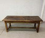Antieke Franse boeren tafel, Huis en Inrichting, Ophalen, Gebruikt, ., 50 tot 100 cm