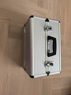 Aluminium opbergkoffer met vakindeling – 45 x 32 cm, Ophalen of Verzenden, Gebruikt, Grijs