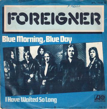 FOREIGNER - BLUE MORNING , BLUE DAY (1979/ rock)  beschikbaar voor biedingen
