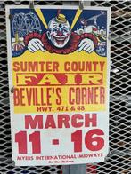 OUDE AFFICHE AMERIKA FAIR, Ophalen of Verzenden, Gebruikt, Deurposter of groter, Film en Tv