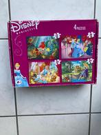 Disney puzzel 4 x Princess, Verzamelen, Disney, Ophalen of Verzenden, Overige figuren, Gebruikt, Overige typen