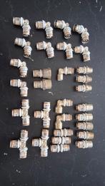 30 stuks Uponor perskoppelingen s press plus 16 mm, Overige materialen, Overige typen, Nieuw, Minder dan 2 meter