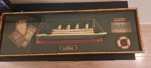 Titanic 3d model, Huis en Inrichting, Woonaccessoires | Schilderijen, Tekeningen en Foto's, Zo goed als nieuw, Schilderij, Minder dan 50 cm