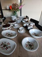 Vintage servies jaren 70, Gebruikt, Ophalen of Verzenden, Overige stijlen, Porselein