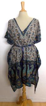 Ibiza/hippie/batik print tuniek! L/XL, Maat 42/44 (L), Zo goed als nieuw, Korte mouw, Verzenden