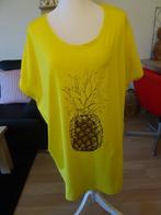 Bonprix shirt maat 56-58 met goud glitter ananas (W1), Kleding | Dames, Grote Maten, Bonprix, Verzenden, Geel, Shirt of Top