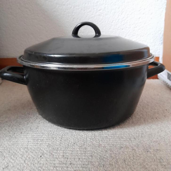 Braadpan Fortalit BK - Zwart 26 cm, Huis en Inrichting, Keuken | Potten en Pannen, Zo goed als nieuw, Koekenpan of Braadpan, Inductieplaat