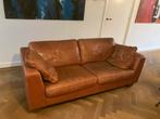 Roest kleur leren 2,5-zits bank - 190cm breed, Ophalen, Gebruikt, 150 tot 200 cm, Tweepersoons