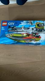 Lego city boot en aanhanger 60254 5+, Kinderen en Baby's, Ophalen of Verzenden, Zo goed als nieuw