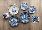 Delfts Blauw diverse borden, Antiek en Kunst, Ophalen of Verzenden
