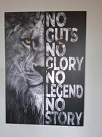 Metalen wand decoratie, Ophalen of Verzenden, Zo goed als nieuw