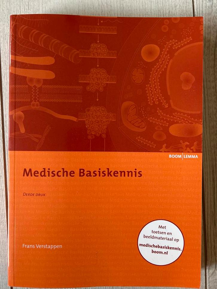 Medische Basiskennis - Frans Verstappen, Boeken, Studieboeken en Cursussen, Zo goed als nieuw, HBO, Beta, Ophalen of Verzenden
