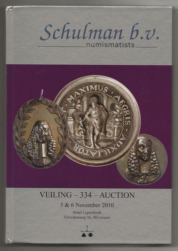 Schulman b.v. Luxe Veilingcatalogus 334 beschikbaar voor biedingen