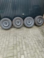 Set winterbanden op velg 185/60R15, Auto-onderdelen, Banden en Velgen, Ophalen, Gebruikt, 15 inch, Banden en Velgen