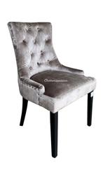 EETKAMER STOELEN TAUPE BROWN BEIGE ERIC KUSTER STYL ANTRCIET, Huis en Inrichting, Ophalen, Zo goed als nieuw, Overige kleuren