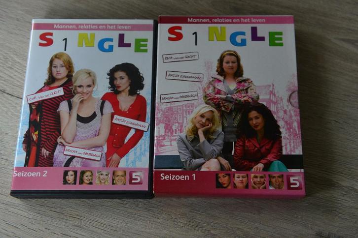 SINGLE SEIZOEN 1 en 2 = Mannen , Relaties en het Leven 7DVD, Cd's en Dvd's, Dvd's | Tv en Series, Zo goed als nieuw, Komedie, Boxset