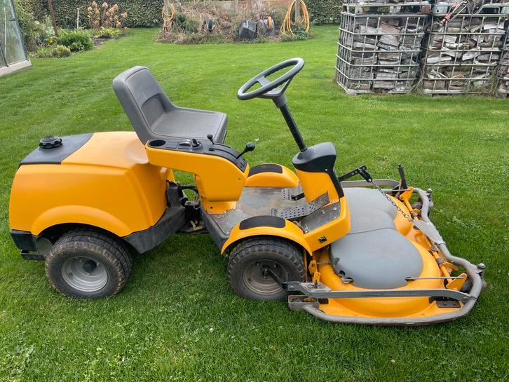 Stiga park royal, Tuin en Terras, Zitmaaiers, Zo goed als nieuw, 90 tot 120 cm, Elektrische starter, Mulchfunctie, Ophalen of Verzenden