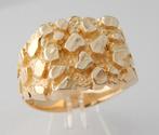 Zware brede 14 karaat Gouden Piet Piet Ring Herenring, Jw, 20 of groter, Verzenden, Heer