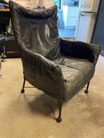 charly stoel, Huis en Inrichting, Fauteuils, Ophalen, Gebruikt, Leer, Design