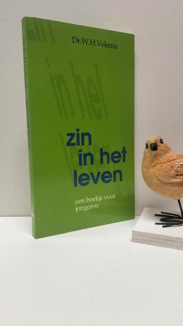 Velema, Dr. W.H.; Zin in het leven (boekje voor jongeren)   beschikbaar voor biedingen