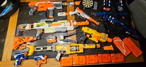 Nerf - Pistolen & Geweren - als set of los te koop!!, Kinderen en Baby's, Speelgoed | Overig, Zo goed als nieuw, Jongen of Meisje