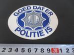 sticker Gemeente Politie Goed dat er Politie is, Verzamelen, Ophalen, Zo goed als nieuw
