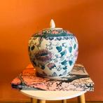 Vintage Chinees porseleinen gemberpot groot, Antiek en Kunst, Antiek | Porselein, Ophalen of Verzenden