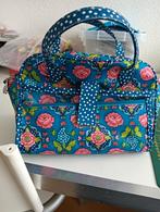 Oilily toilettas, blauw gebloemd, 26x18 cm, Gebruikt, Blauw, Minder dan 40 cm, Minder dan 35 cm