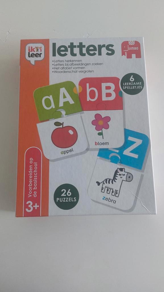 Ik leer letters, Hobby en Vrije tijd, Gezelschapsspellen | Kaartspellen, Zo goed als nieuw, Ophalen of Verzenden
