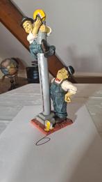 Laurel en Hardy, thermometer, Verzamelen, Beelden en Beeldjes, Ophalen of Verzenden, Zo goed als nieuw, Mens
