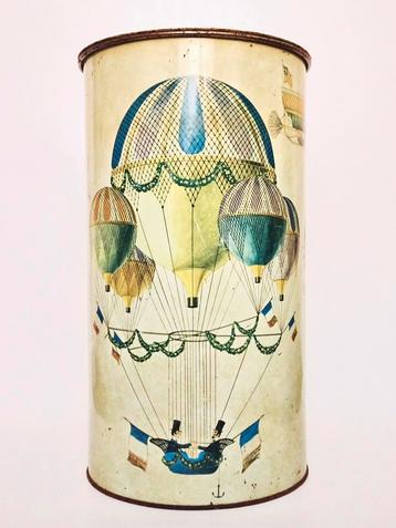 XXL Groot vintage 60s blik blikje tafel luchtballon design beschikbaar voor biedingen