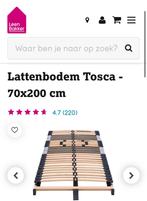 2 stuks TOSCA Lattenbodem 70x200 cm van €200,- voor €35,-, 70 cm of minder, Zo goed als nieuw, Ophalen, Tweepersoons