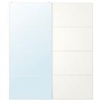 Ikea Pax Schuifdeuren (Spiegel en wit), Ophalen, Gebruikt, 200 cm of meer, 200 cm of meer