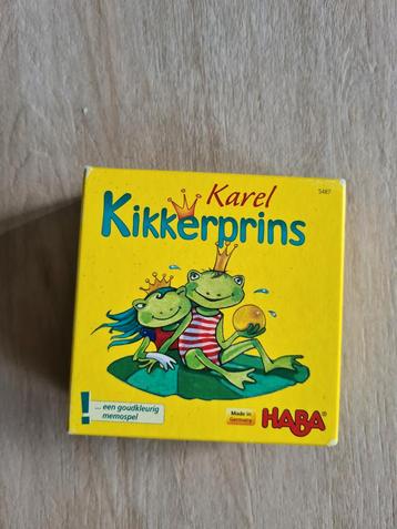 Karel Kikkerprins - HABA Memospel beschikbaar voor biedingen