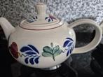 theepot met theelicht, Huis en Inrichting, Keuken | Servies, Ophalen, Zo goed als nieuw, Aardewerk, Boerenbont