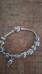 Zilveren Pandora armband, Sieraden, Tassen en Uiterlijk, Armbanden, Ophalen, Zo goed als nieuw, Zilver, Zilver
