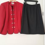 Mooie dames set. Kerst outfit. Blazer en rok. Maat XL, Kleding | Dames, Ophalen of Verzenden, Zo goed als nieuw, Rood, Rok