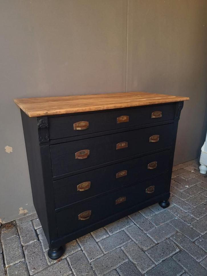 Stoere landelijke ladekast bezorgen mogelijk!, Huis en Inrichting, Kasten | Ladekasten, Zo goed als nieuw, Minder dan 100 cm, 25 tot 50 cm