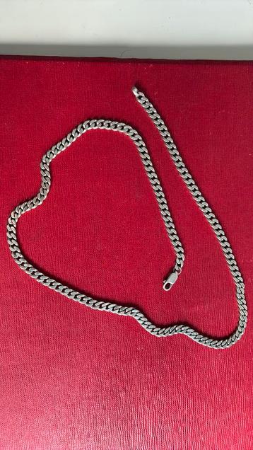 925  sterling zilver ketting gourmetschakel 50,5 cm 5 mm beschikbaar voor biedingen
