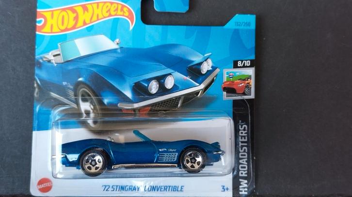 Chevrolet Corvette Stingray convertible 1:64 Hotwheels Pol, Hobby en Vrije tijd, Modelauto's | Overige schalen, Nieuw, Auto, Verzenden