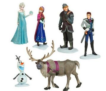 Verschillende sets FROZEN figuurtjes Taartdecoratie beschikbaar voor biedingen