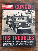 3 edities “ le soir Illustré ”onafhankelijkheid Congo onrust, Ophalen of Verzenden