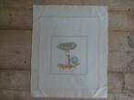 Borduurwerk, PADDESTOEL, gaaf, Ophalen of Verzenden, Gebruikt, Handborduren, Overige typen