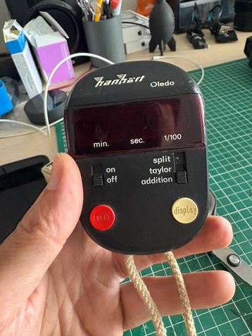 Hanhart Oledo LED‑stopwatch uit circa 1970 beschikbaar voor biedingen