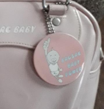 Vintage Bacsac rose dames handtasje met hanger. Bieden beschikbaar voor biedingen