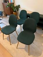 Green dining chairs, Huis en Inrichting, Stoelen, Ophalen, Gebruikt, Overige kleuren, Vier