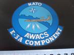 sticker Leger NATO AWACS E-3A Component  AC112*, Verzamelen, Ophalen, Zo goed als nieuw